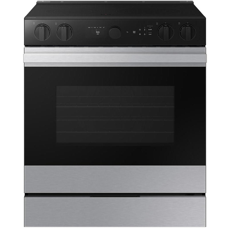  Samsung 6.3 cu. ft. Bespoke Smart Slide-In Electric Range NSE6DG8700SR/AA IMAGE 1