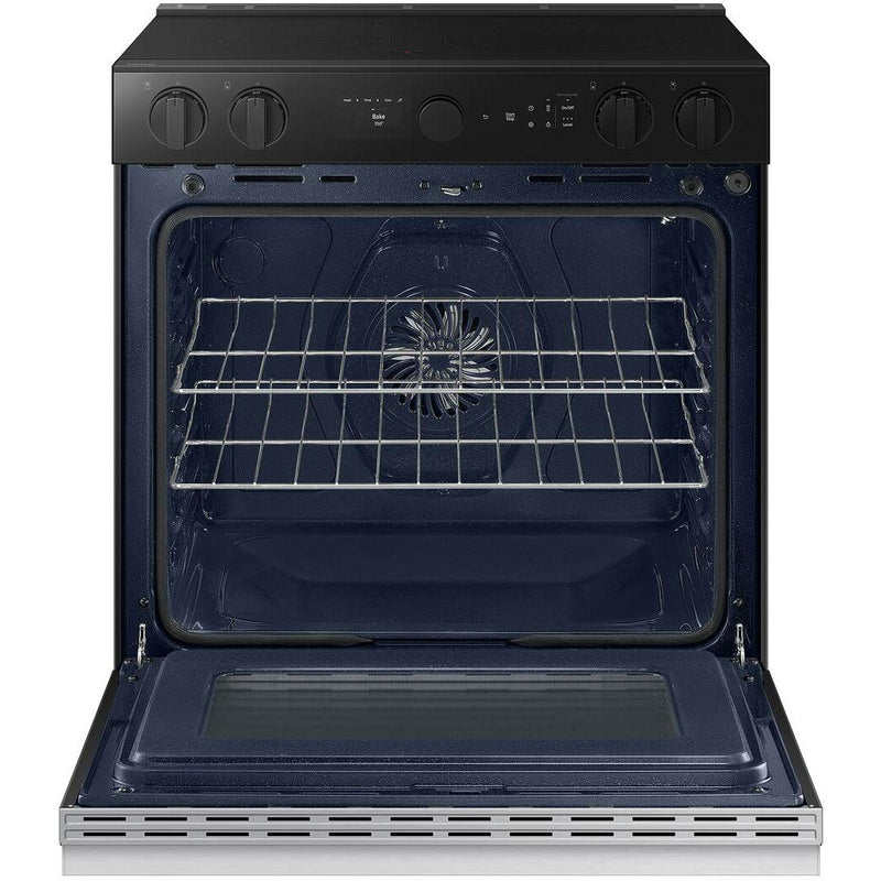  Samsung 6.3 cu. ft. Bespoke Smart Slide-In Electric Range NSE6DG8700SR/AA IMAGE 2