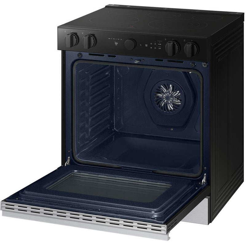  Samsung 6.3 cu. ft. Bespoke Smart Slide-In Electric Range NSE6DG8700SR/AA IMAGE 3