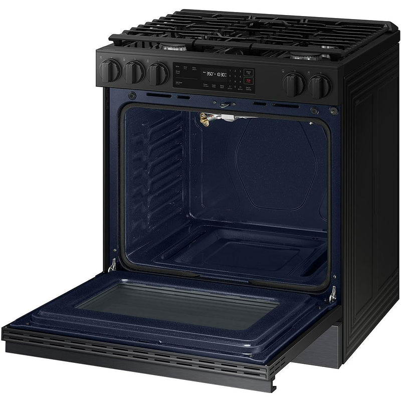  Samsung 6.0 cu. ft. Smart Slide-In Gas Range with Precision Knobs NSG6DG8100MT/AA IMAGE 3