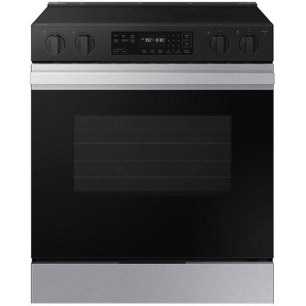  Samsung 6.3 cu. ft. Bespoke Smart Slide-In Electric Range NSE6DG8100SR/AA IMAGE 1
