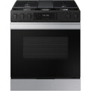  Samsung 6.0 cu. ft. Bespoke Smart Slide-In Gas Range NSG6DG8300SR/AA IMAGE 1