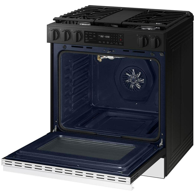  Samsung 6.0 cu. ft. Bespoke Smart Slide-In Gas Range NSG6DB830012/AA IMAGE 4