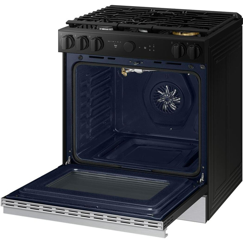  Samsung 6.0 cu. ft. Bespoke Smart Slide-In Gas Range NSG6DG8500SR/AA IMAGE 3