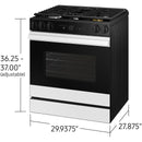  Samsung 6.0 cu. ft. Bespoke Smart Slide-In Gas Range NSG6DB850012/AA IMAGE 12
