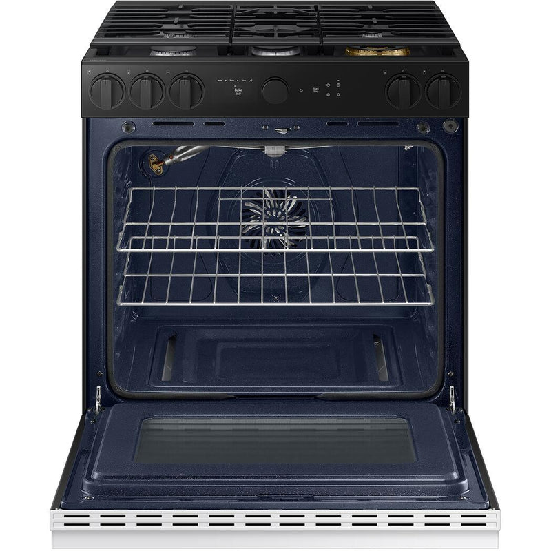  Samsung 6.0 cu. ft. Bespoke Smart Slide-In Gas Range NSG6DB850012/AA IMAGE 2