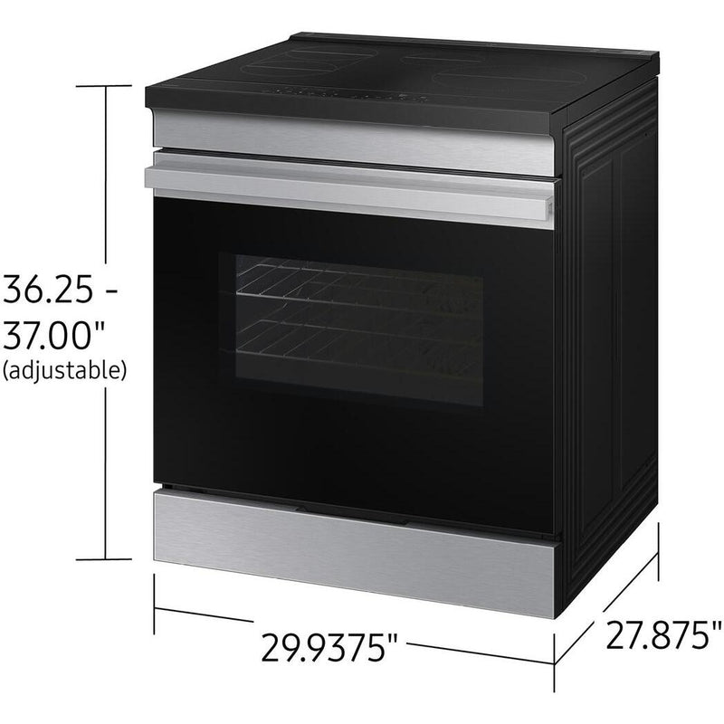  Samsung 6.3 cu. ft. Bespoke Smart Slide-In Induction Range NSI6DG9100SR/AA IMAGE 11