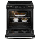 GE 30-inch Slide-in Electric Range with Convection Technology GRS600AVDS IMAGE 2