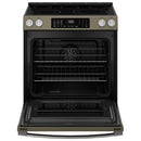 GE 30-inch Slide-in Electric Range with Convection Technology GRS600AVES IMAGE 3