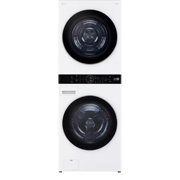 LG Stacked Washer/Dryer Electric Laundry Center with Wi-Fi WKHC252HWA IMAGE 1