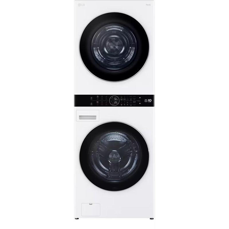 LG Stacked Washer/Dryer Electric Laundry Center with Wi-Fi WKHC252HWA IMAGE 1
