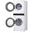 LG Stacked Washer/Dryer Electric Laundry Center with Wi-Fi WKHC252HWA IMAGE 2