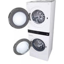 LG Stacked Washer/Dryer Electric Laundry Center with Wi-Fi WKHC252HWA IMAGE 3