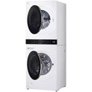LG Stacked Washer/Dryer Electric Laundry Center with Wi-Fi WKHC252HWA IMAGE 4