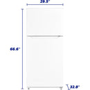 Element 29.5-inch, 20.5 cu. ft. Freestanding Top Freezer Refrigerator ERT21CSCW IMAGE 5