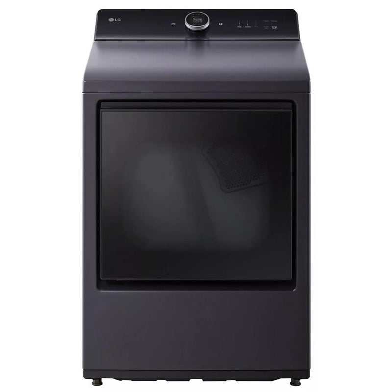 LG 7.3 cu. ft. Gas Dryer with EasyLoad™ Door and AI Sensing DLGX8601BE IMAGE 1
