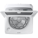  Samsung 5.1 cu. ft. Large Capacity Smart Top Load Washer with ActiveWave™ Agitator and Super Speed Wash WA51DG5505AW/US IMAGE 2