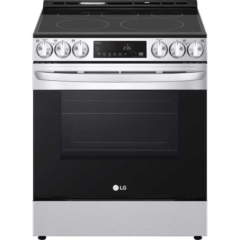  LG 30-inch Slide-in Electric Range with EasyClean® LSEL633CF IMAGE 1