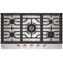 LG STUDIO 36-inch Built-in Gas Cooktop with UltraHeat™ Dual Burner CBGS3628N IMAGE 1