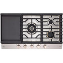 LG STUDIO 36-inch Built-in Gas Cooktop with UltraHeat™ Dual Burner CBGS3628N IMAGE 5