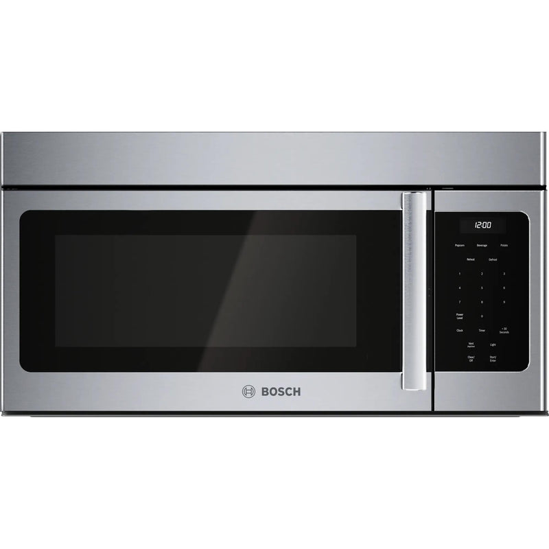 Bosch 30-inch 300 Series Over-The-Range Microwave with Left Side Opening Door HMV3054U IMAGE 1