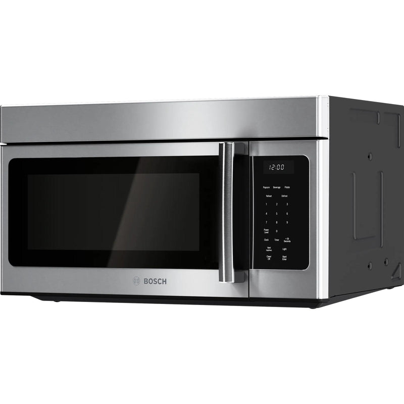 Bosch 30-inch 300 Series Over-The-Range Microwave with Left Side Opening Door HMV3054U IMAGE 3
