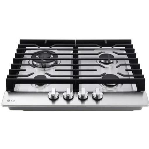 LG 24-inch Compact Gas Cooktop CBGD2414S IMAGE 1