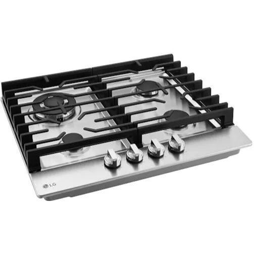 LG 24-inch Compact Gas Cooktop CBGD2414S IMAGE 2
