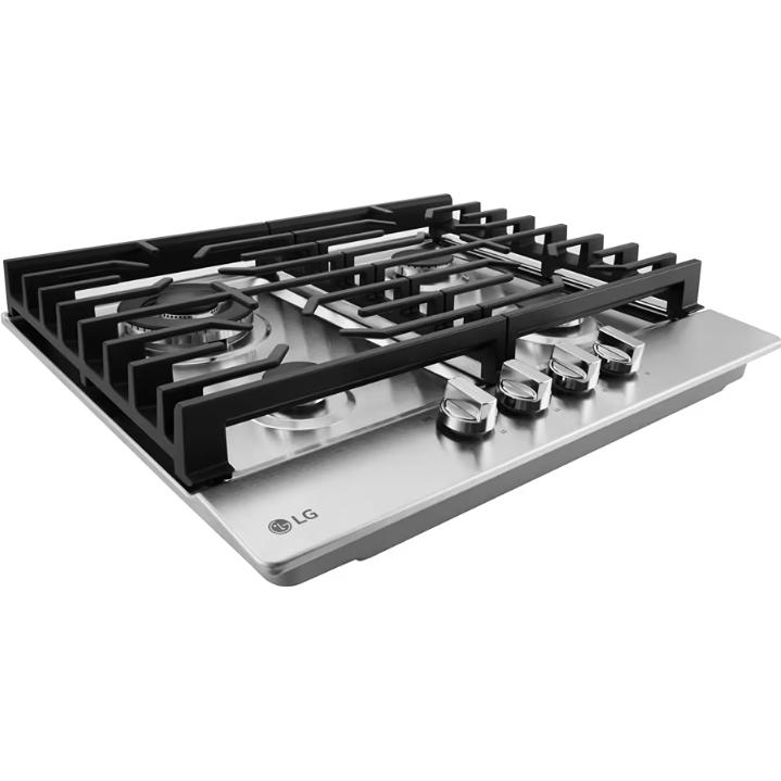 LG 24-inch Compact Gas Cooktop CBGD2414S IMAGE 4