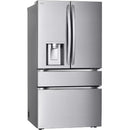 LG 36-inch, 25 cu. ft. Smart Counter-Depth MAX™ French 4-Door Refrigerator with Full-Convert Drawer™ LF25G8330S IMAGE 3