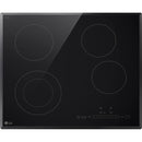 LG 24-inch Compact Electric Cooktop CBED2415B IMAGE 1