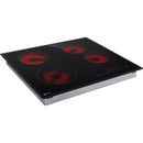 LG 24-inch Compact Electric Cooktop CBED2415B IMAGE 6