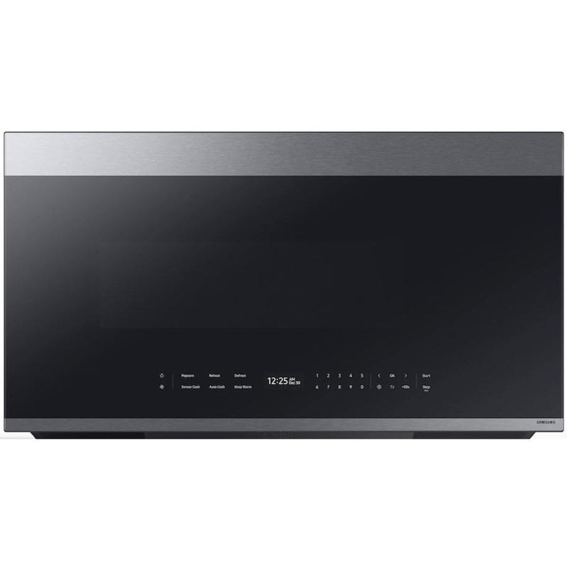  Samsung Bespoke 2.1 Cu. Ft. Over-the-Range Microwave with Sensor Cooking ME21DG6700SRAA IMAGE 1
