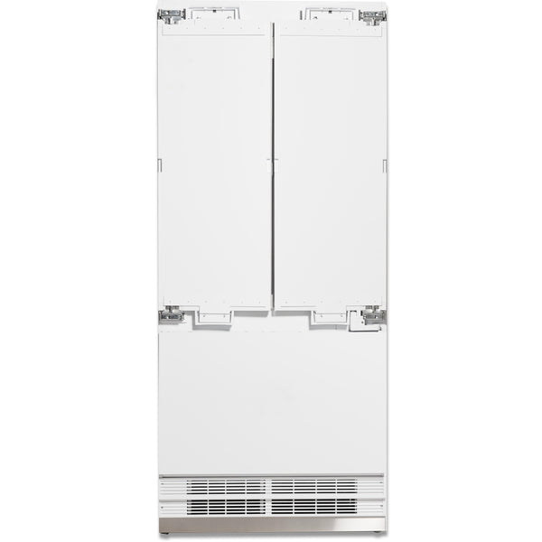  Thor Kitchen 36-inch, 19.6 cu. ft. Built-in French 3-Door Refrigerator with Water Dispenser XRF3619BFP IMAGE 1