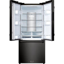  Thor Kitchen 30-inch, 17.7 cu. ft. Counter-Depth French 3-Door Refrigerator with Ice Maker RF3017FFD00-BLU IMAGE 2