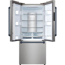  Thor Kitchen 30-inch, 17.7 cu. ft. Counter-Depth French 3-Door Refrigerator with Ice Maker RF3017FFD99-BLU IMAGE 2