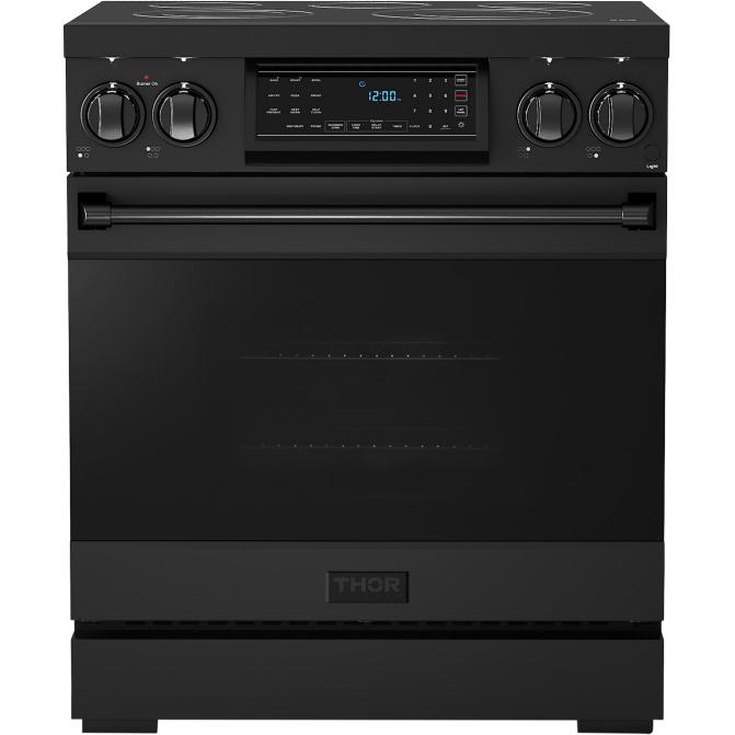  Thor Kitchen 30-inch Freestanding Electric Range with Tilt Panel RSE30B IMAGE 1