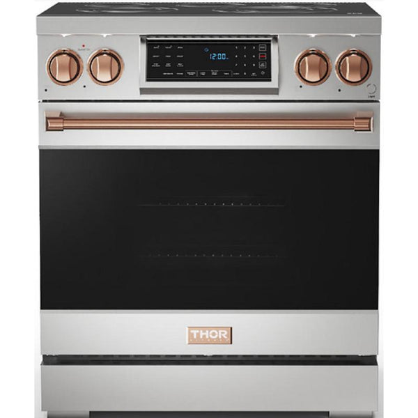  Thor Kitchen 30-inch Freestanding Electric Range with Tilt Panel RSE30-RSG IMAGE 1