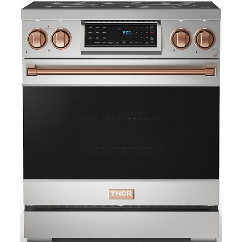  Thor Kitchen 30-inch Freestanding Electric Range with Tilt Panel RSE30-RSG IMAGE 1