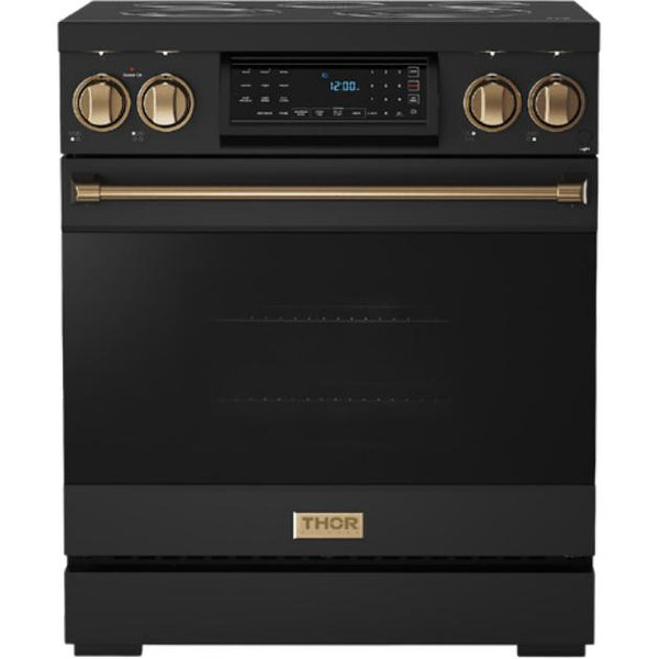 Thor Kitchen 30-inch Freestanding Electric Range with Tilt Panel RSE30B-BRZ IMAGE 1