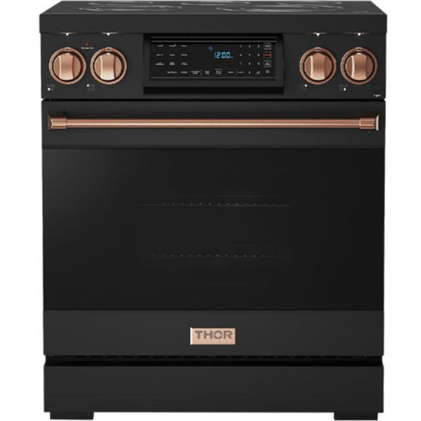  Thor Kitchen 30-inch Freestanding Electric Range with Tilt Panel RSE30B-RSG IMAGE 1