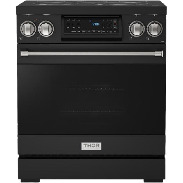  Thor Kitchen 30-inch Freestanding Electric Range with Tilt Panel RSE30B-SS IMAGE 1