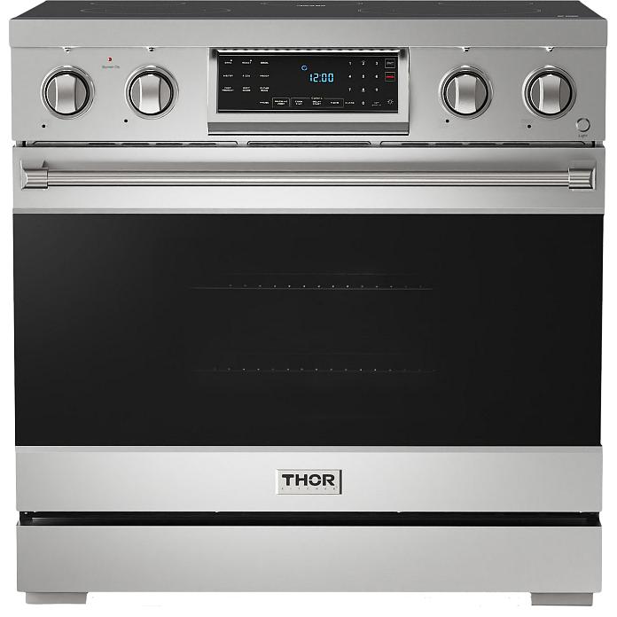  Thor Kitchen 36-inch Freestanding Electric Range with Tilt Panel RSE36 IMAGE 1