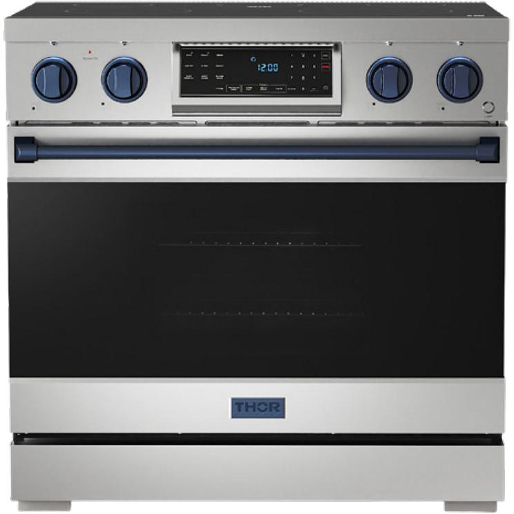  Thor Kitchen 36-inch Freestanding Electric Range with Tilt Panel RSE36-BLU IMAGE 1