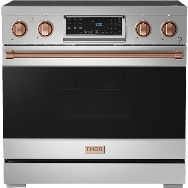  Thor Kitchen 36-inch Freestanding Electric Range with Tilt Panel RSE36-RSG IMAGE 1