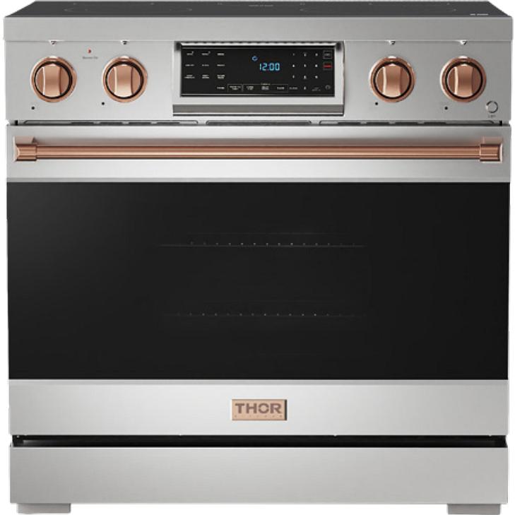  Thor Kitchen 36-inch Freestanding Electric Range with Tilt Panel RSE36-RSG IMAGE 1