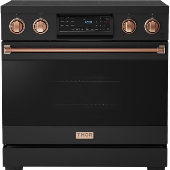 Thor Kitchen 36-inch Freestanding Electric Range with Tilt Panel RSE36-RSG IMAGE 1