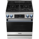  Thor Kitchen 30-inch Freestanding Gas Range with Tilt Panel RSG30-BLU IMAGE 2