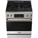  Thor Kitchen 30-inch Freestanding Gas Range with Tilt Panel RSG30LP-BRZ IMAGE 2