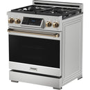  Thor Kitchen 30-inch Freestanding Gas Range with Tilt Panel RSG30LP-BRZ IMAGE 3